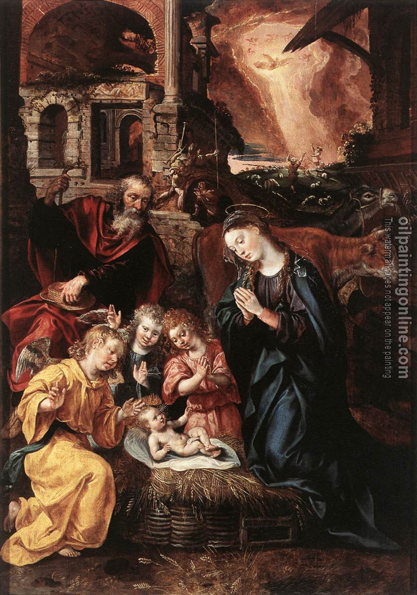 Vos, Marten de - Nativity